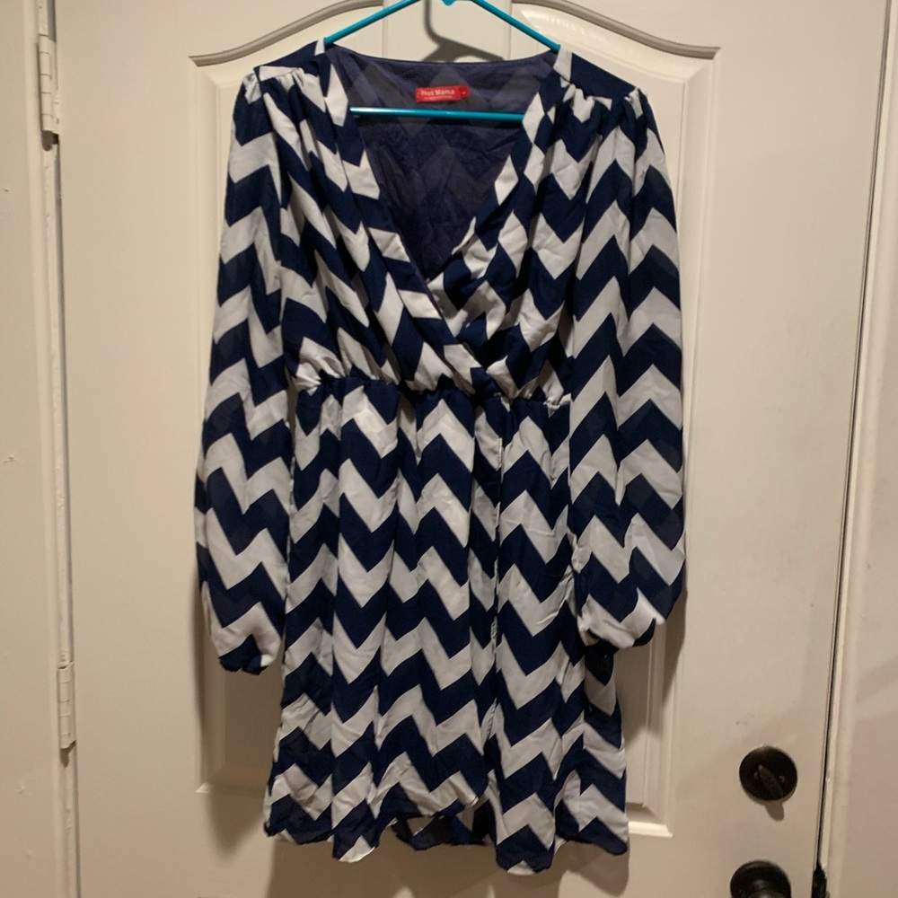 Hot Mama Size Large Maternity Dress